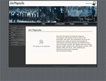 Tablet Screenshot of jimpapoulis.com